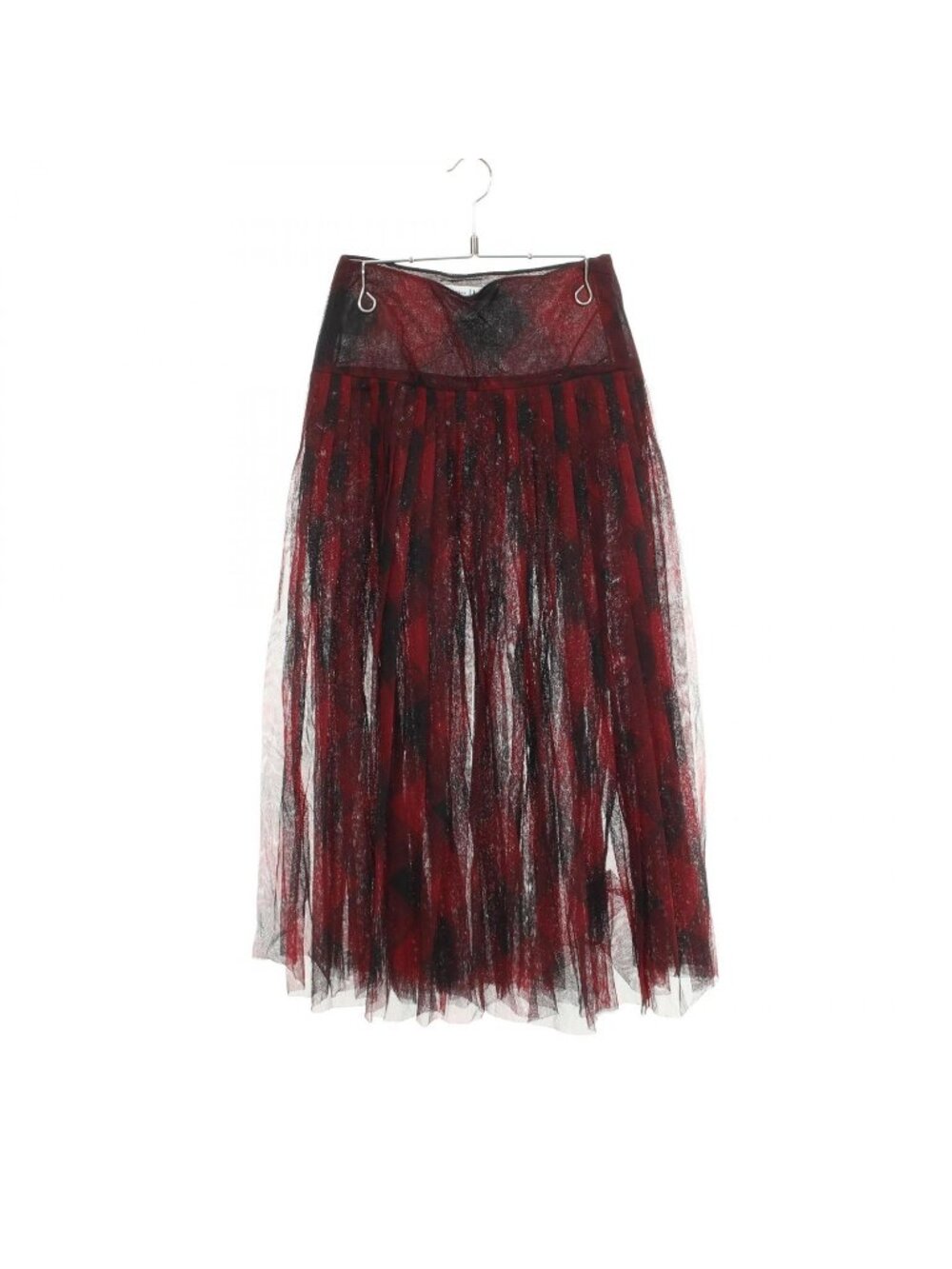Dior Skirt Tulle Pleated Maxi Cotton